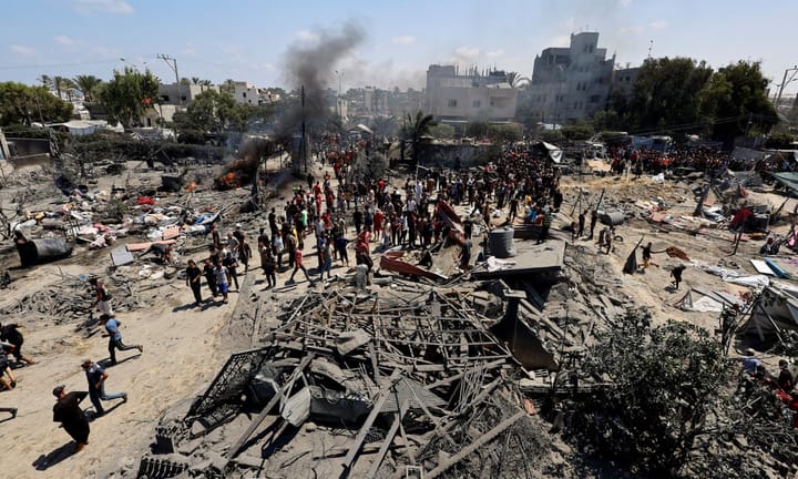 Video depicts consequences of deadly Israeli attacks within Gaza's protected area