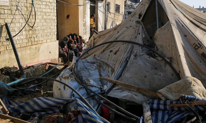 Football Match Interrupted by Alarming Footage of Israeli Strike at Gaza School