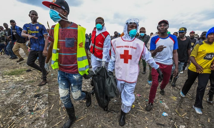 Kenyan law enforcement discovers additional human remains in Nairobi's waste disposal site.