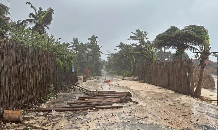 Category 2 Hurricane Beryl Struggles onto Mexican Shores