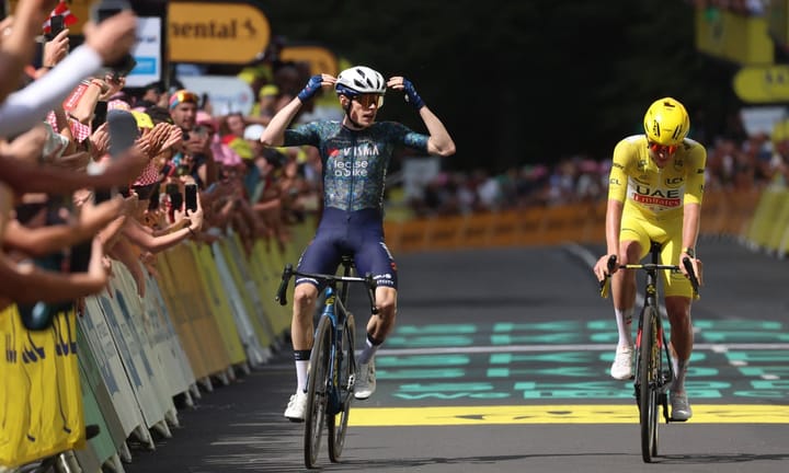 Stage 11 showdown as Jonas Vingegaard outpaces Tadej Pogacar, sparking Tour de France General Classification battle.
