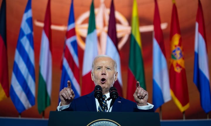 Biden pledges enhanced aerial security measures for Ukraine during robust NATO address