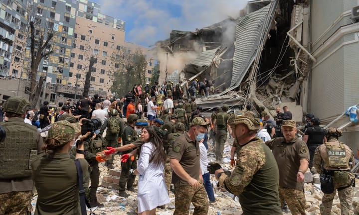 Shock and Anguish Over Attack on Pediatric Hospital in Ukraine's Capital