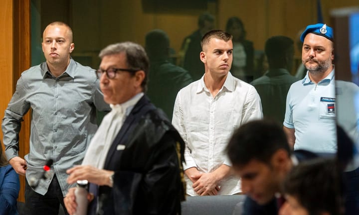 U.S. citizens have their guilty verdict for killing Italian police confirmed by Italy's judiciary.