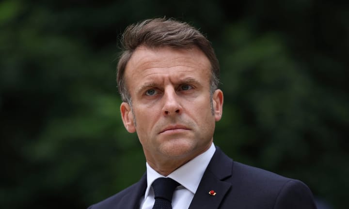 President Macron urges political groups to unite and establish a collaboration.