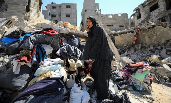 Officials report remaining civilians stranded in homes and deceased individuals scattered across Gaza City streets.