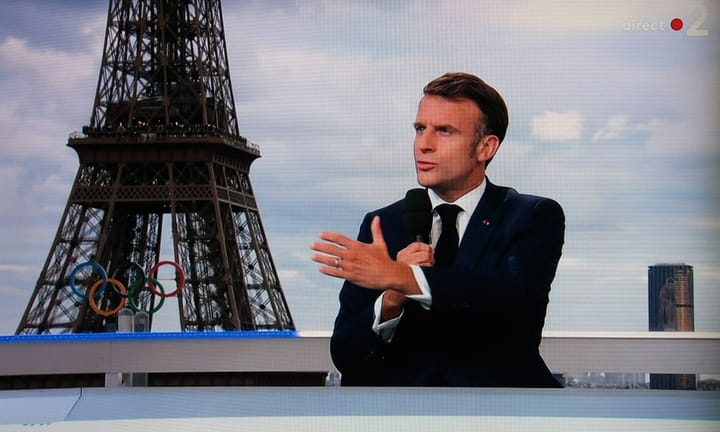 President Macron affirms centrist administration's tenure will extend beyond the Paris Games period.