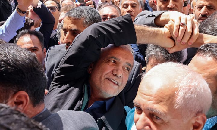 Reformist Iran Candidate Masoud Pezeshkani widens margin in ongoing presidential vote tally