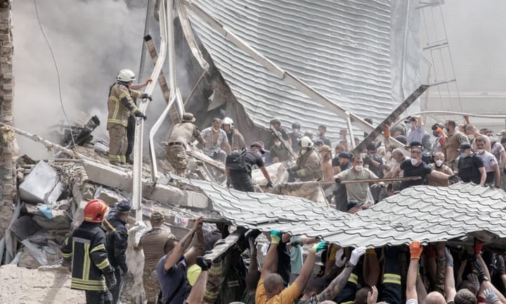 Kyiv Reels from Tragic Deadly Strike on Hospital by Russian Forces