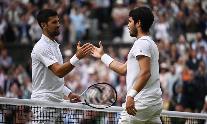 Tennis star Novak Djokovic goes up against Diego Sabanraeger in a second-to-last chance showdown at Wimbledon, legacy hanging in the balance.