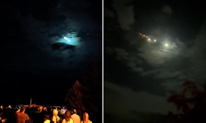 Northern Turkey Witnesses Bright Meteor Display Captured on Video
