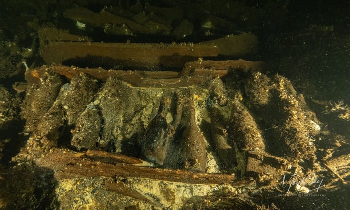 Remarkable Discovery: Sunken Vessel in Baltic Sea Laden with Champagne Casks Unveiled