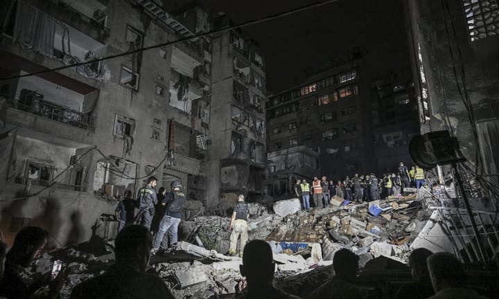 Lebanese targeted by Israeli assault claims 22 fatalities - Deadliest offensive against urban heartland since conflict commencement