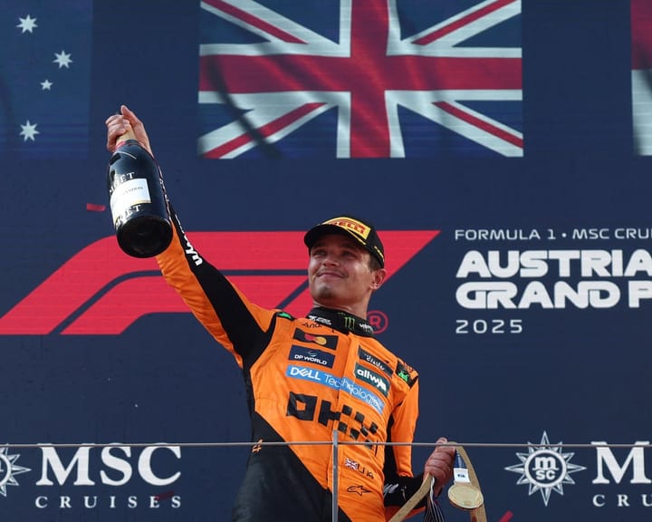 Norris triumphs over Piastri in thrilling Austrian F1 victory