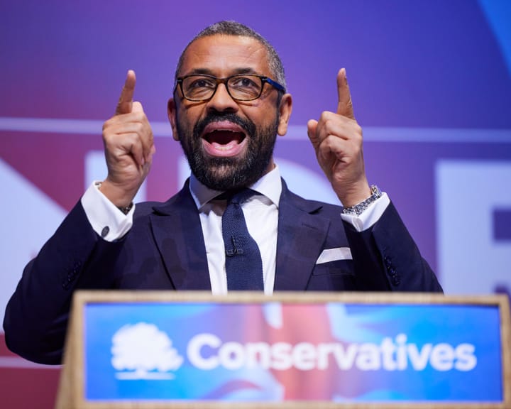 "James Cleverly reinstated as Kemi Badenoch reorganizes Tory leadership"