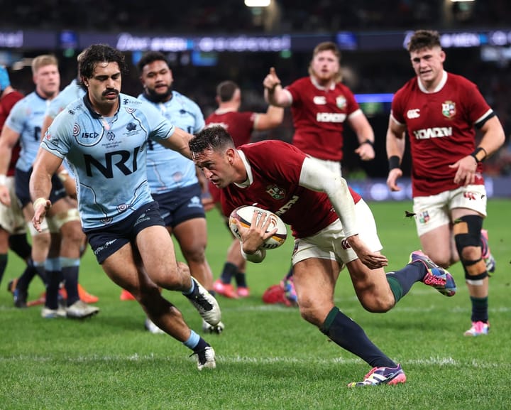 Mitchell's heroics lift Lions over resilient Waratahs in tight contest