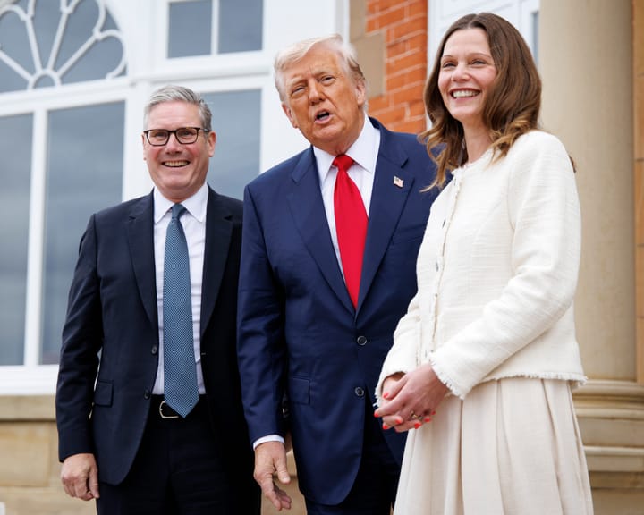 "Trump Steals Spotlight as Starmer Struggles in Lopsided Pairing | John Crace"