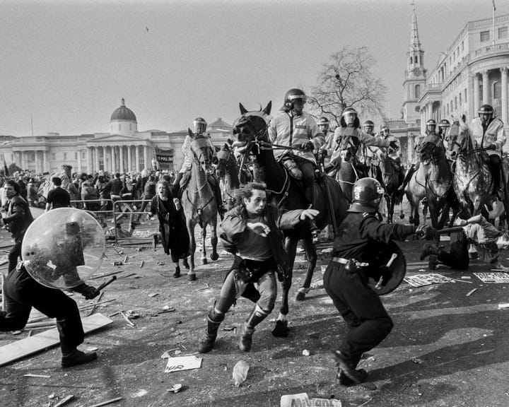 "Women seized and hauled off like sacks – a photographic history of British protests"