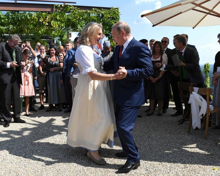Austria's ex-foreign minister builds new life in Russia, embracing Putin ties