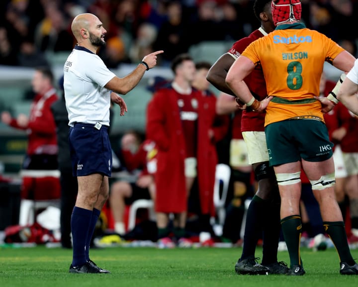 "Referees demand greater respect following Wallabies' outcry in Lions clash"