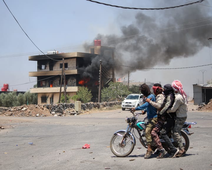 "Calm but tense in Sweida following Bedouin fighters' pullout"