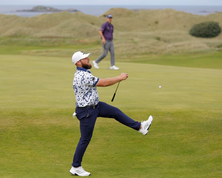 "Tyrrell Hatton credits Guinness pints for Open success, calls three 'the magic number'"
