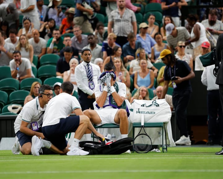 Djokovic battles illness and tough opponent Müller to advance in opening round