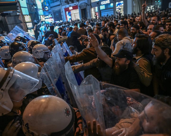 Turkish protests and arrests sparked by controversial Prophet Muhammad cartoon in magazine