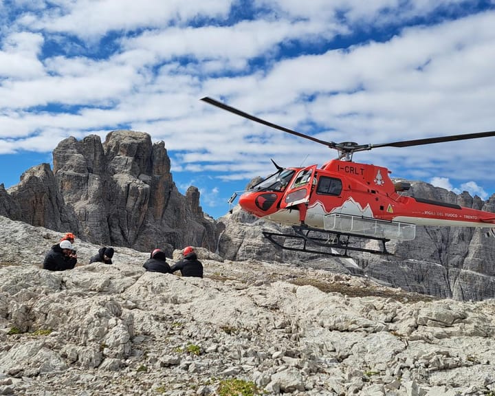 "Dozens flee as repeated rockfalls strike Italy's Brenta Dolomites"