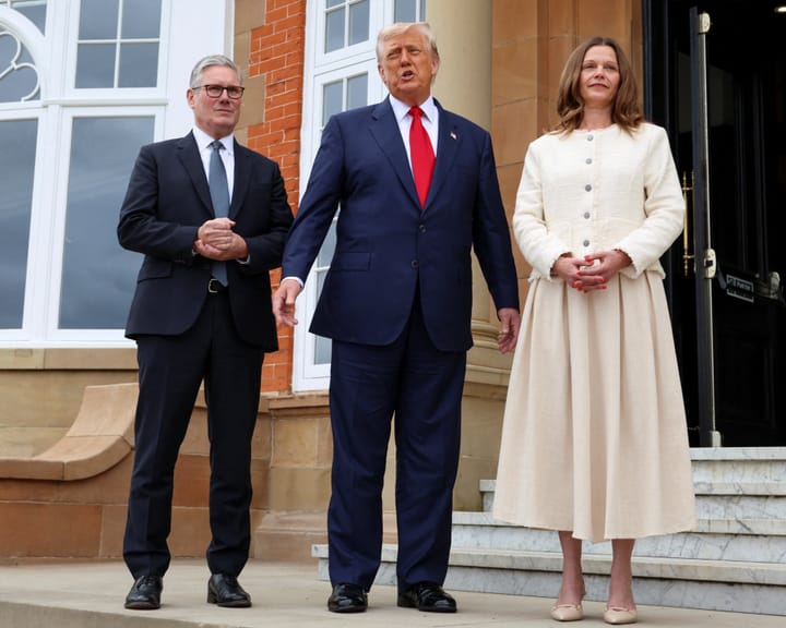 Trump rejects Netanyahu's Gaza starvation claim, lauds Starmer's immigration policy amid UK politics updates
