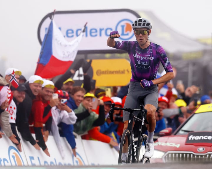 "O’Connor triumphs in Tour de France stage 18 while Pogacar retains yellow jersey"