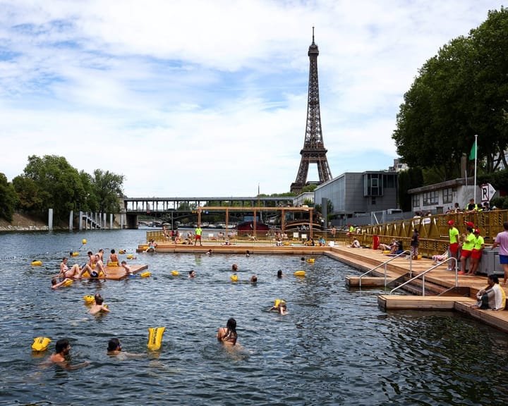 "Paris lifts 100-year ban, allows swimming in Seine River again"