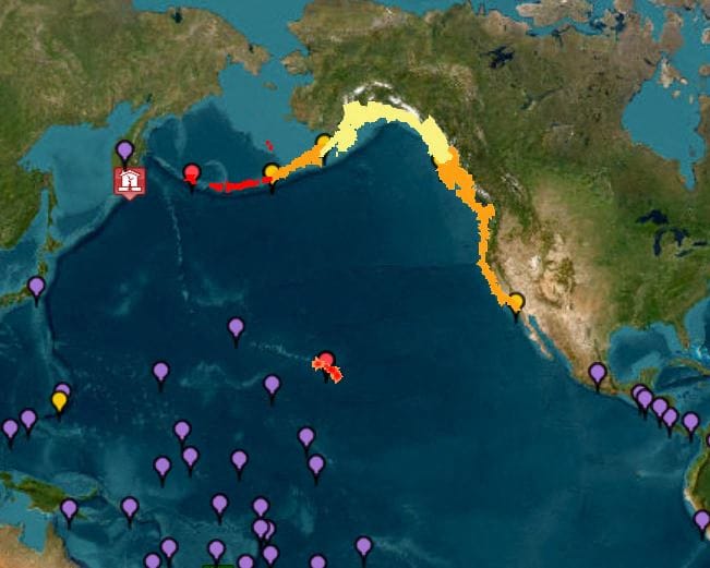 Tsunami alerts span Pacific from Japan to US: latest updates on warnings