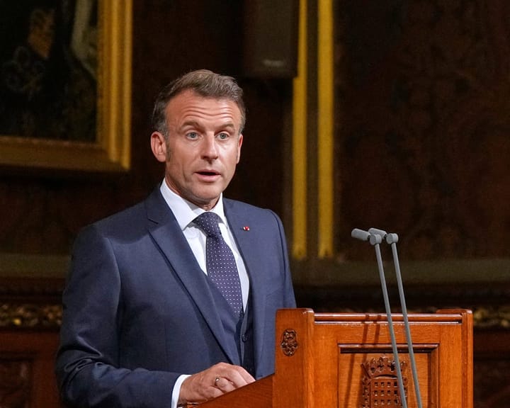 Macron highlights major points in historic UK parliament address