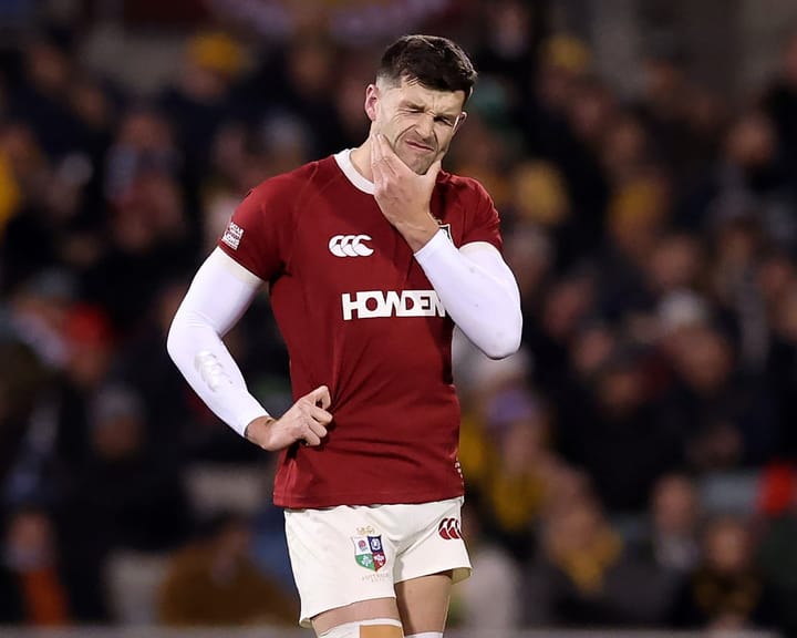 "Blair Kinghorn may miss Australia Tests as Farrell calls for Lions' better performance"