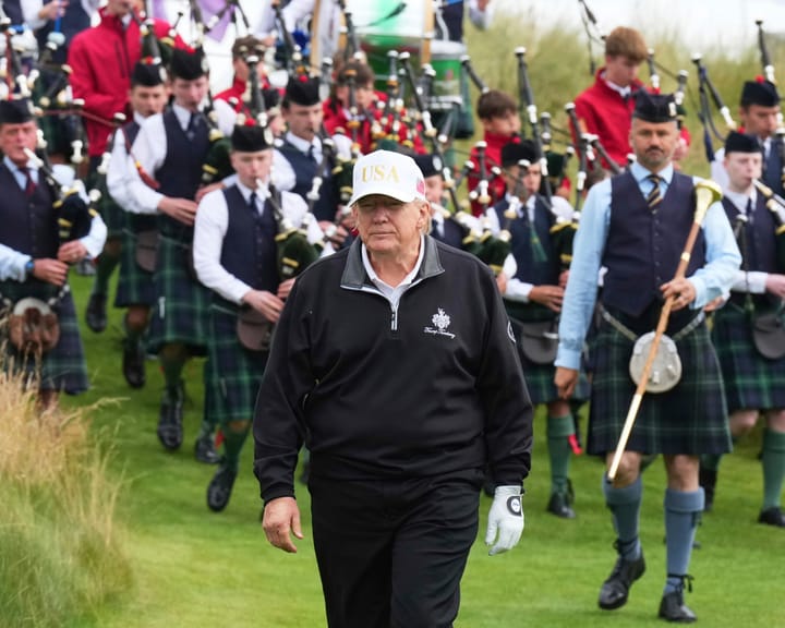 "Trump expands Scottish golf ventures amid global distraction"
