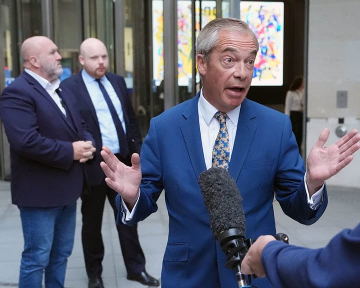 "Labour accuses Reform UK of dividing communities before Farage's crime speech"