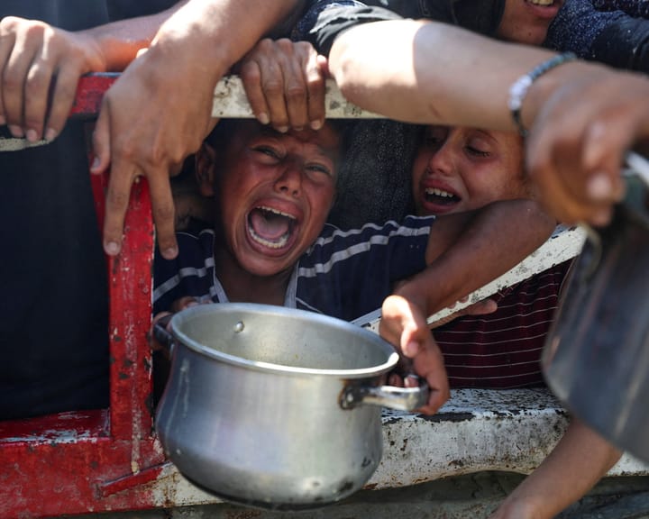 "Unrwa warns Gaza residents are 'walking corpses' with 6,000 aid trucks awaiting entry amid crisis"