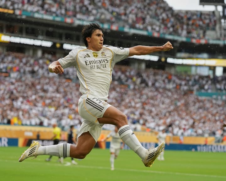 "Gonzalo García's goal against Juventus propels Real Madrid into Club World Cup quarterfinals"