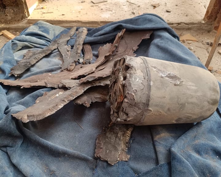 "500lb bomb fragments confirm Israeli strike on Gaza cafe"