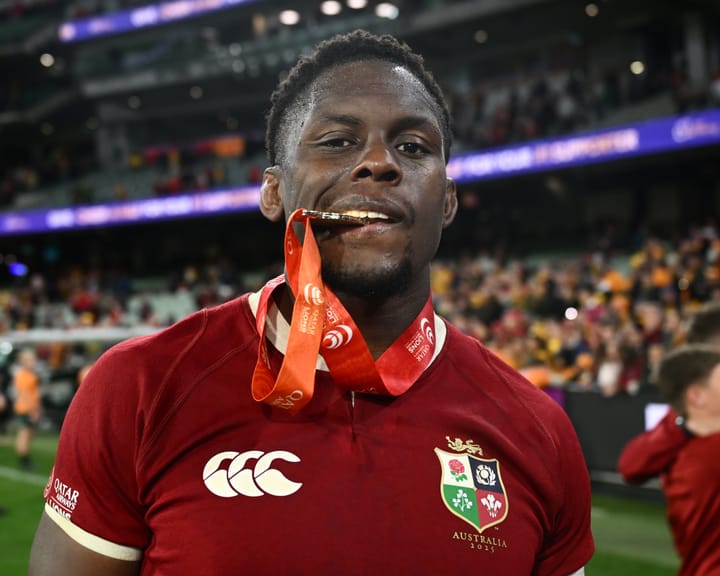 "Maro Itoje joins Lions legends with poised and commanding performance"