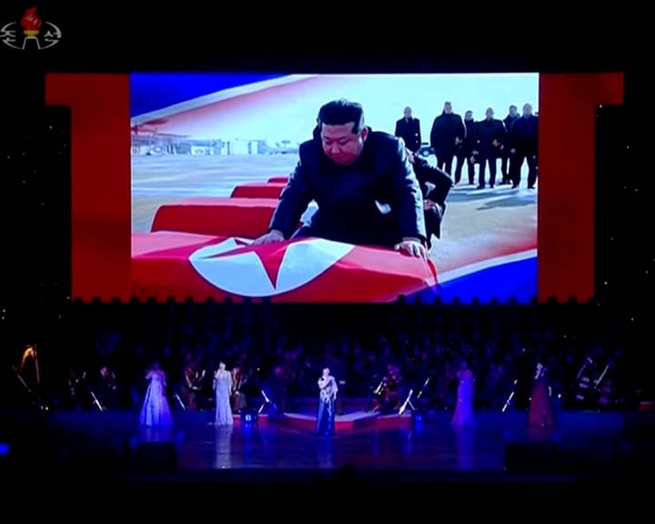 North Korean leader honors troops killed in Ukraine with unusual public tribute