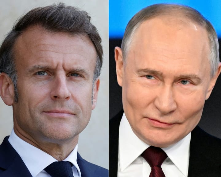 "Macron, Putin Hold First Call in 3 Years; Iran Talks Central"