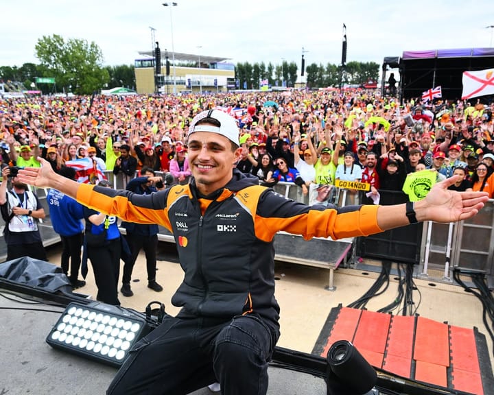 Lando Norris celebrates dream British GP victory as Piastri laments misfortune