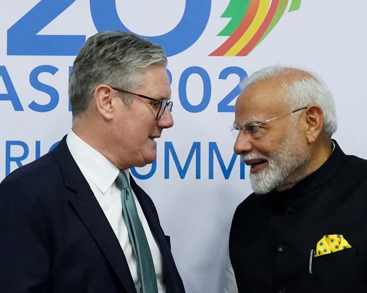 "Keir Starmer and Narendra Modi set to finalize UK-India trade agreement – live updates"