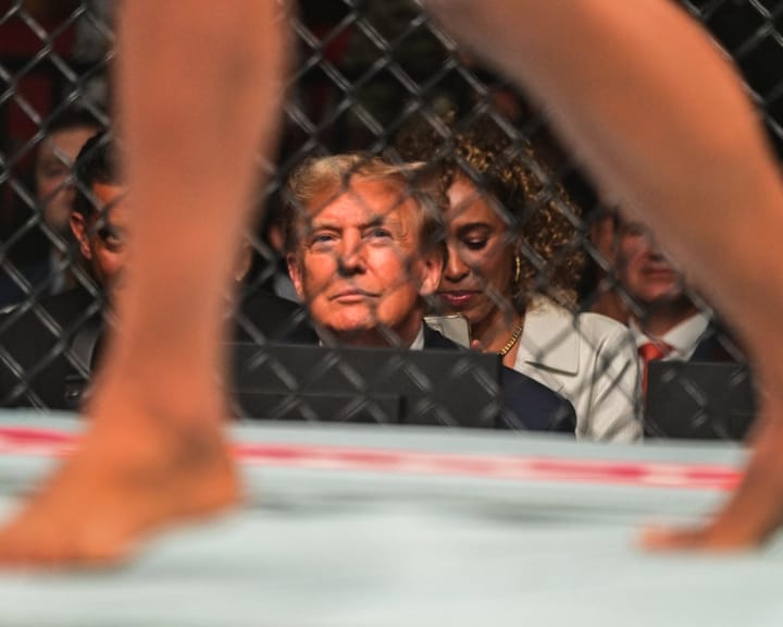 Trump's UFC spectacle doubles as authoritarian display