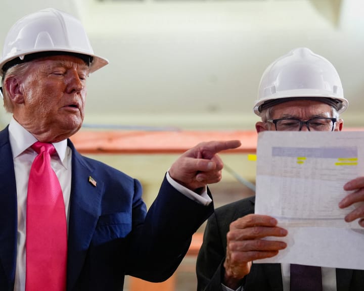 Trump clashes with Fed's Powell during unusual Fed visit
