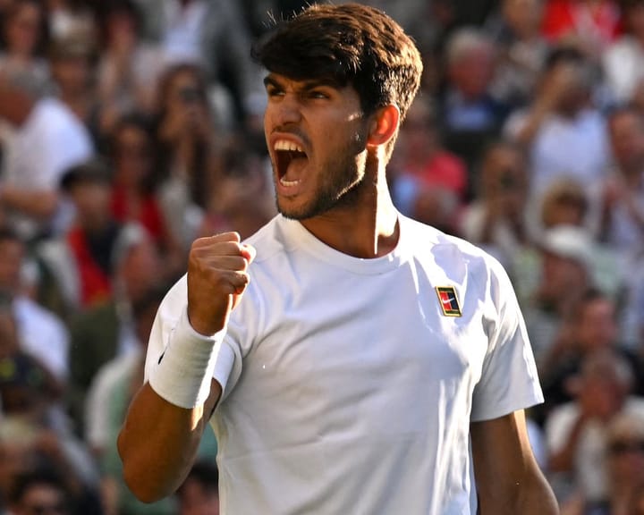 "Carlos Alcaraz defeats Cameron Norrie to reach Wimbledon semis"