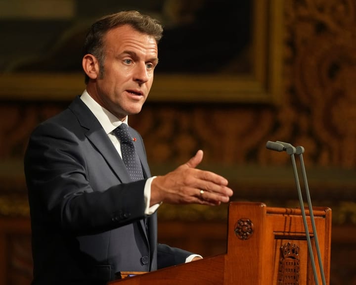 UK lawmakers exchange uneasy banter ahead of Macron's blockbuster arrival