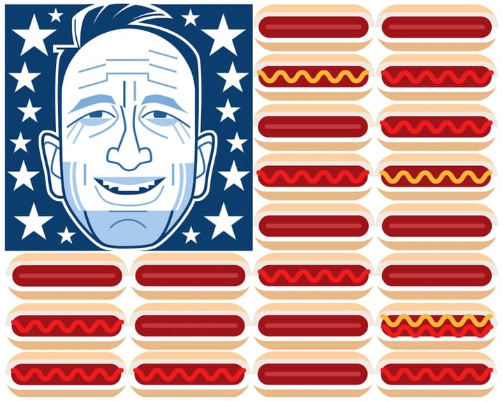 "Joey says sports speak to you, even through hot dogs"